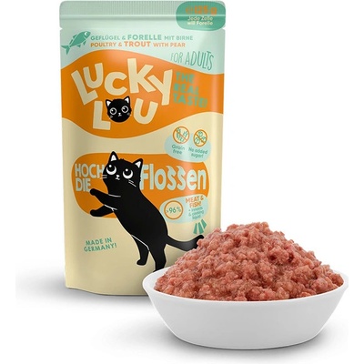 Lucky Lou Lifestage Adult s drůbežím masem a pstruhem 125 g