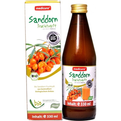 Medicura Rakytníková šťava Bio 100% 330 ml