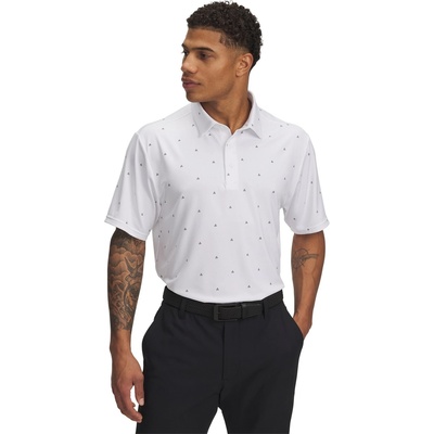 Under Armour Блуза с яка Under Armour Men's Printed Short-Sleeve Performance Polo Shirt - White