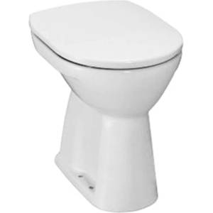 Jika Lyra plus - Стояща тоалетна, плоско промиване, бяла H8253870000001 (H8253870000001)