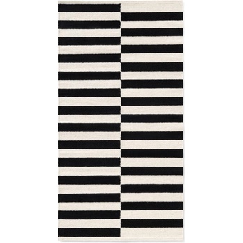 Hanse Home Черно-бял двустранен ръчно изработен вълнен килим 80x150 cm Donna - Hanse Home (106207-80x150)