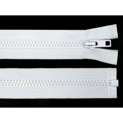 Kostěný zip šířka 5 mm délka 70 cm bundový Barva: 101 biela