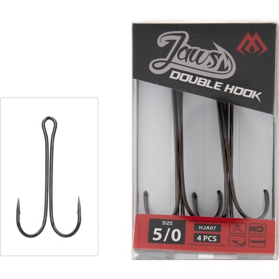 Mikado dvojháček JAWS DOUBLE HOOK vel.1 5 ks