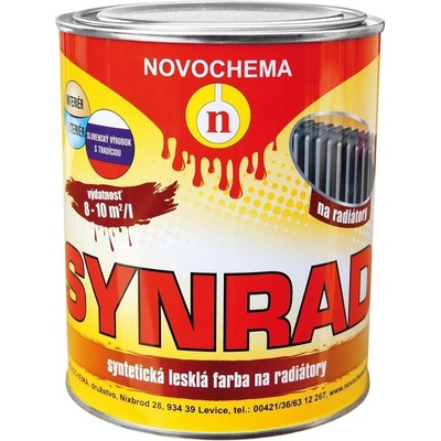 SYNRAD na radiatory odtieň č. 1000 biely 0,75kg
