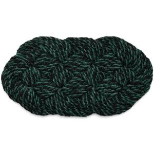 HAY Coco Swirl изтривалка 40 x 80 см, зелена (AE757-F129-AT88)