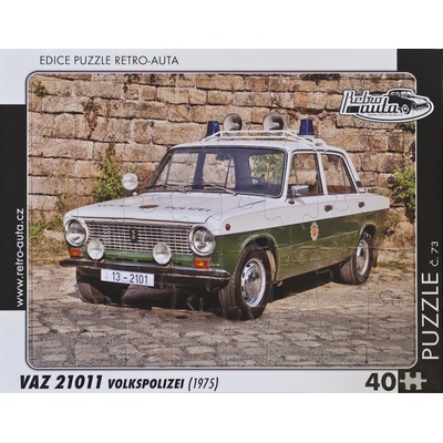 Retro-Auta č. 73 VAZ 21011 Volkspolizei 1975 40 dílků