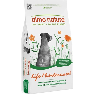 Almo Nature Holistic Maintenance L Jahňa a ryža 12 kg