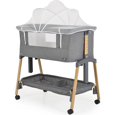 Cangaroo Бебешка кошара с падаща страница Cangaroo - Adoro, сива (111034)