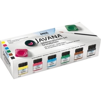 Kreul Javana Комплект цветове за коприна Basic Colours 6 x 20 ml (81600)