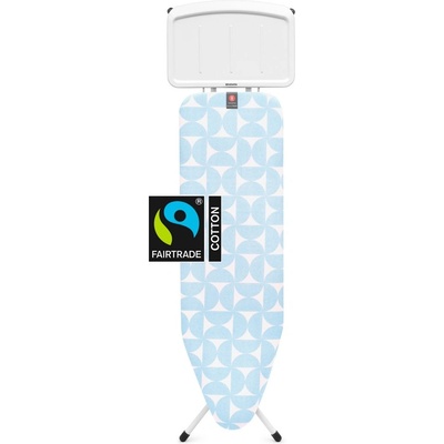 Brabantia Маса за гладене Brabantia B 124x38cm с поставка за парогенератор, PerfectFlow Fresh Breeze (1009444)