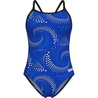 arena Дамски бански костюм Arena Women's Fireflow Swimsuit Lightdrop Back Swimsuit - Black / Team Royal - размер 34 (EU) (150-5754-0213)