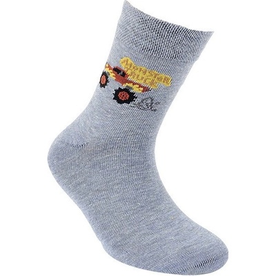 Monster Truck Chlapčenské ponožky bledošedá