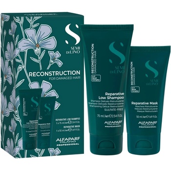 ALFAPARF Milano Semi di Lino Reconstruction Minisize Kit комплект за пътуване за увредена коса
