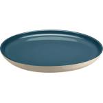 Emile henry (Франция) Керамична чиния emile henry dinner plate основна - цвят синьо-зелен с екрю (eh 8928-b9)