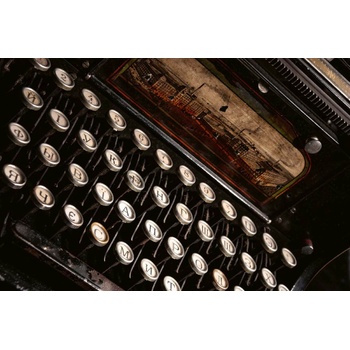 DIMEX ART s. r. o Флизелинов фототапет стара пишеща машина 375 x 250 см