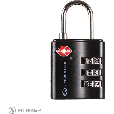 Life Venture zámek TSA Combination Lock black