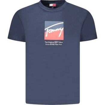 Tommy Hilfiger Мъжка тениска с къс ръкав tommy hilfiger, Размер m, Цвят Синьо (dm0dm21940_blc1g)