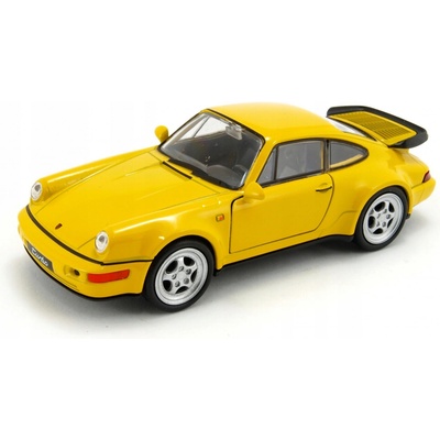 WELLY Porsche 964 Turbo 39 žltá 1:34