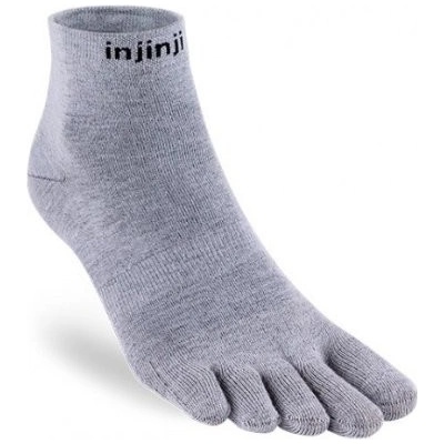 Injinji Liner Liner Ultra-Thin CoolMax Mini-Crew Gray
