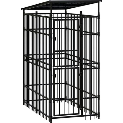 Shumee se střechou ocel 1,84 m2 3097946