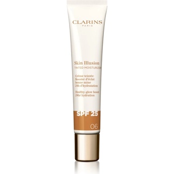 Clarins Skin Illusion Tinted Moisturizer тониращ крем SPF 25 цвят 06 40ml