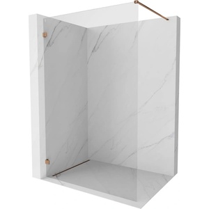 Mexen Lunar душ екран Walk-in ляв 70 x 200 см, прозрачен 8 мм, розово злато - 830-070-000-60-00-L (830-070-000-60-00-L)