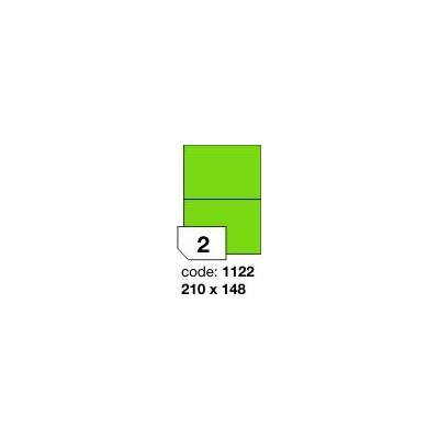 Rayfilm R0130 fluo zelené etikety 210x148mm A5 100 listů