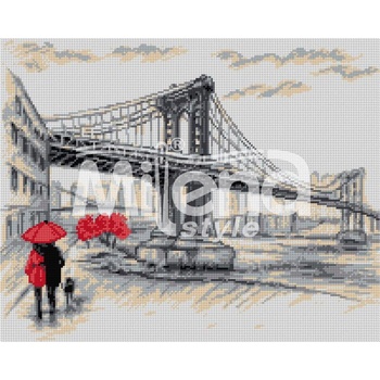 Milena Style Ню Йорк - гоблен със схема конци dmc 1: 1