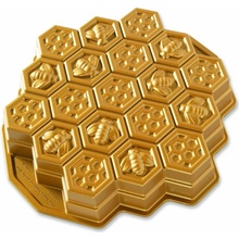 Nordic Ware Forma na bábovku včelí plást zlatá 85477 28x30 cm