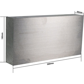 LDO Motors Алуминиев блок 6061 - 300 x 150 x 50 mm (ALB-30015050)