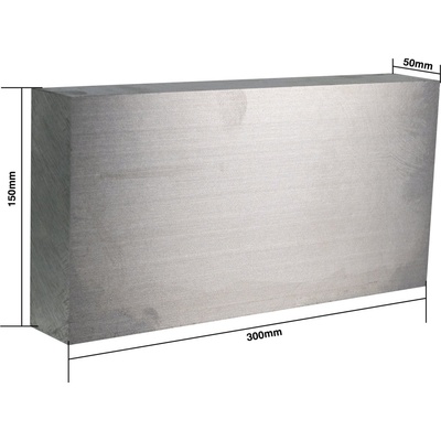LDO Motors Алуминиев блок 6061 - 300 x 150 x 50 mm (ALB-30015050)