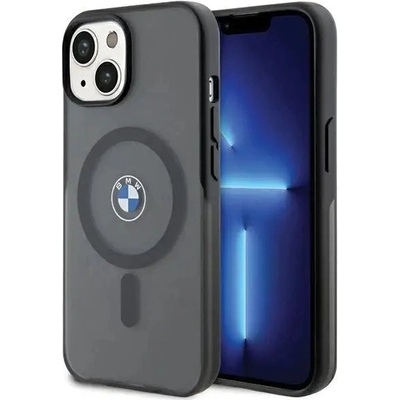 BMW Кейс BMW IML Signature MagSafe за iPhone 15 Plus / 14 Plus, черен (BMW000756-0)