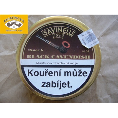 Savinelli Black Cavendish Mr. G 50 g – Zboží Dáma