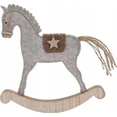 Koopman VIANOČNÁ FIGÚRKA KÔŇ, OZDOBA NA VIANOČNÝ STROMČEK 22CM