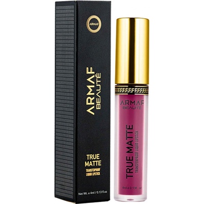 Armaf Beaute True Matte Transferproof Liq Lipstick matný tekutý rúž 08 Excellus 4 ml