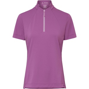 Vaude Дамска фланелка с къс ръкав за колоездене Vaude Women's Adlux Half Zip Shirt Cycling jersey - Magenta - размер 38 (EU) (156-2795-0212)
