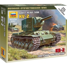 Zvezda Easy Kit Soviet Tank KV 2 ZV 6202 1:100