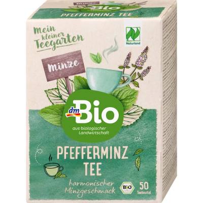 dmBio bio čaj máta peprná 50x1,5 g 75 g