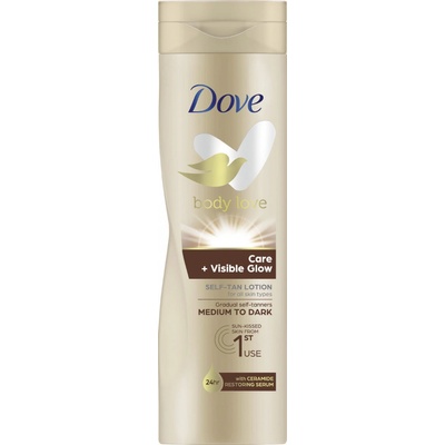 Dove sunshine s jemnými trblietkami telové mlieko 250 ml