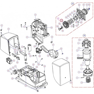 PD1094A0000 kolo prevodovky pre ROX600/1000