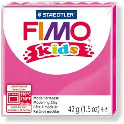 FIMO Глина, 42 g, горима, FIMO "Kids", розова 8030-220 (8030-220)