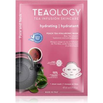 Teaology Face Mask Peach Tea Hyaluronic хидратираща платнена маска 21ml