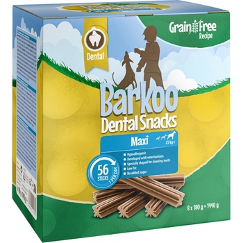 Barkoo Dental Snacks 28 56 ks bez obilnín pre stredné plemená 28 ks 560 g