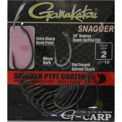 GAMAKATSU G-Carp Snagger vel.8 10 ks