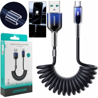 Joyroom S-A43 USB - USB-C, 1,5m, černý