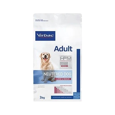 Virbac VET HPM Adult Dog Neutered Large & Medium 3 kg