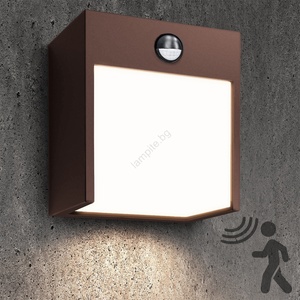 Brilagi Brilagi-LED Външно стенно осветително тяло TERNI с сензор, LED 12W, 230V, кафяво, IP44 (BG2725)
