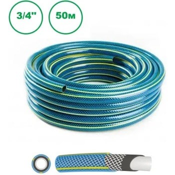 Image 1 of POLIX Градински маркуч 4-слоен bluebos plus 4 слоя, 8-24 bar, 3/4", 50м (3473008)