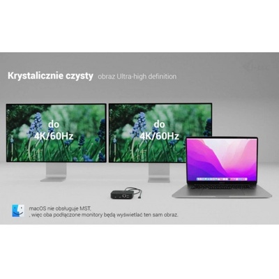 i-tec C31DUALHDMIDOCKPD докинг станция Жичен USB 3.2 Gen 2 (3.1 Gen 2) Type-C Черен (C31DUALHDMIDOCKPD)