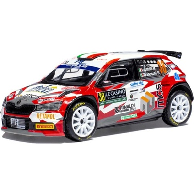 IXO Škoda Fabia Rally2 Rallye Monte Carlo 2024 38 Locatelli Tiraboschi 1:43
